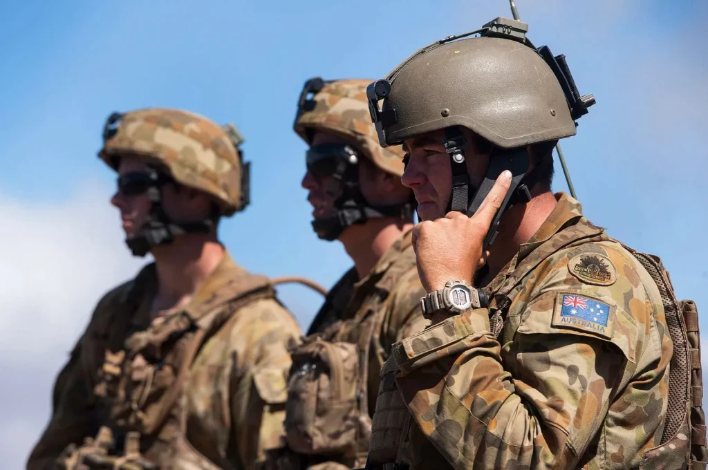 Soldiers on operation