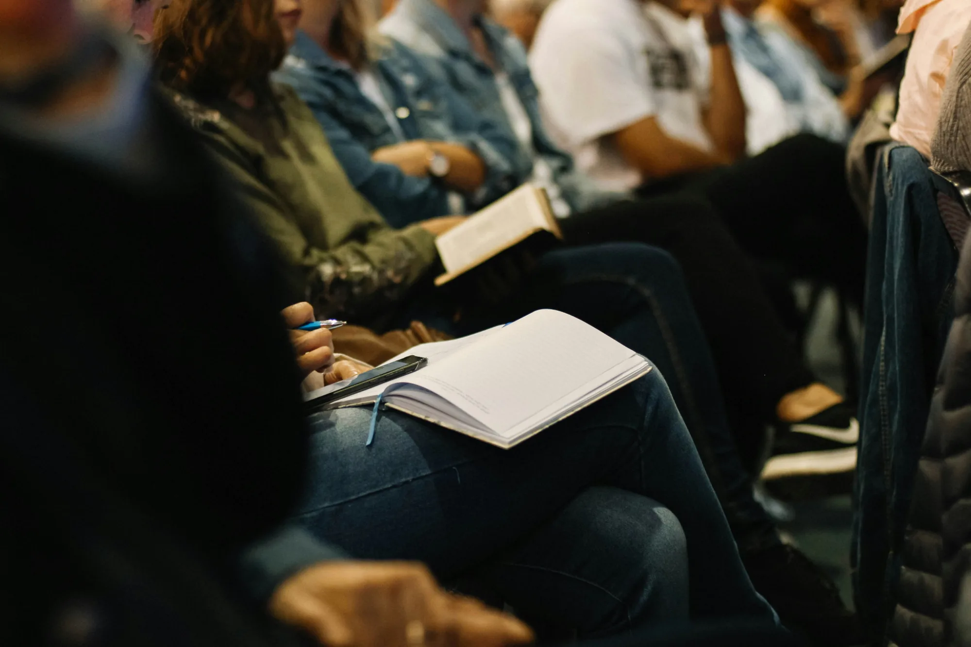 Participants in a training session